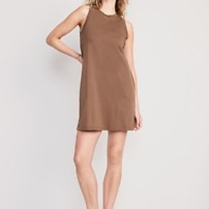 Old Navy Sleeveless A-Line Mini Shift Dress for Women Tall Small